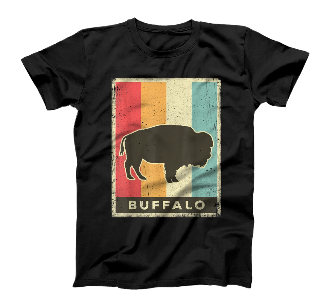 Personalized Buffalo Lover Vintage Retro Poster Animal T-Shirt, Kid T-Shirt and Women T-Shirt