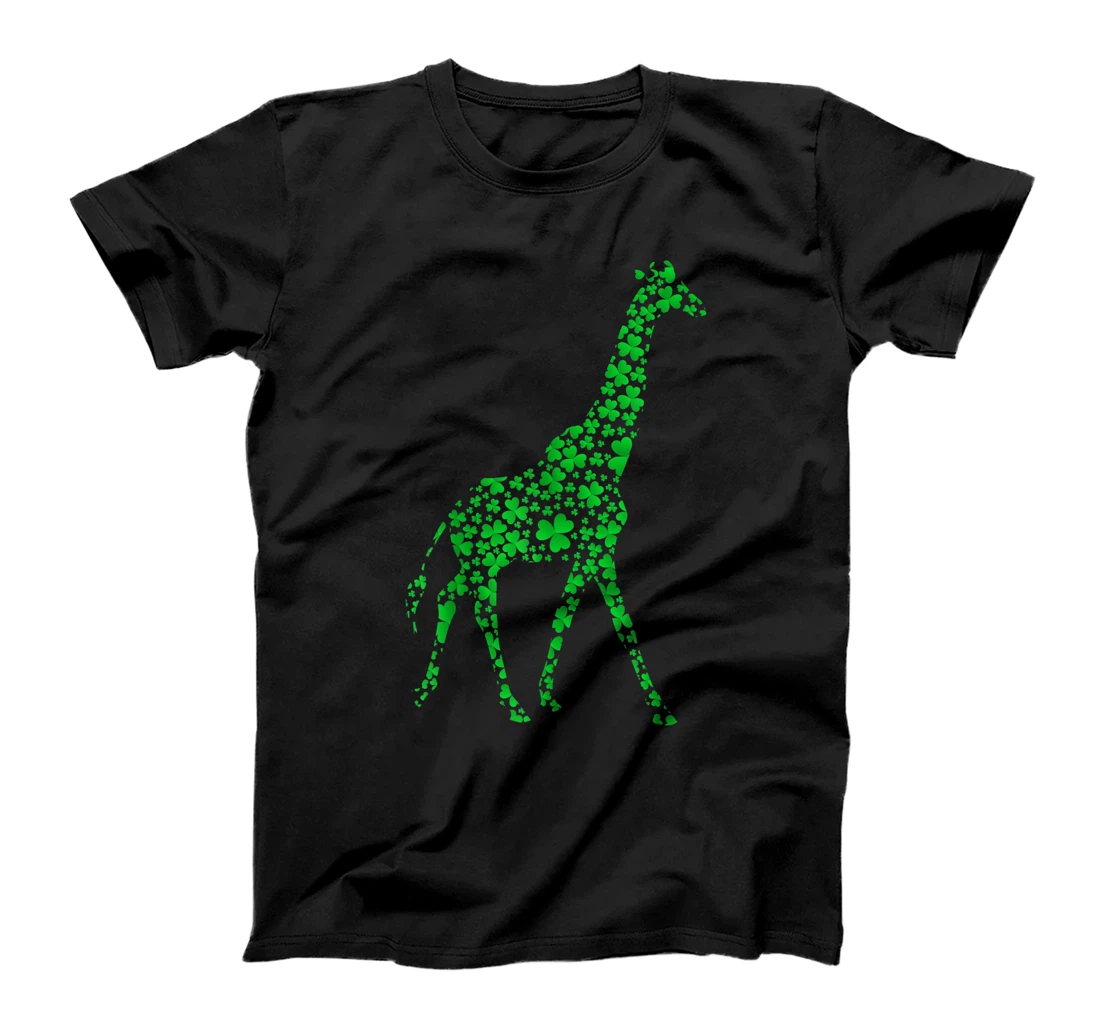 Personalized Giraffe Lover Leprechaun Giraffe St. Patrick's Day T-Shirt, Kid T-Shirt and Women T-Shirt