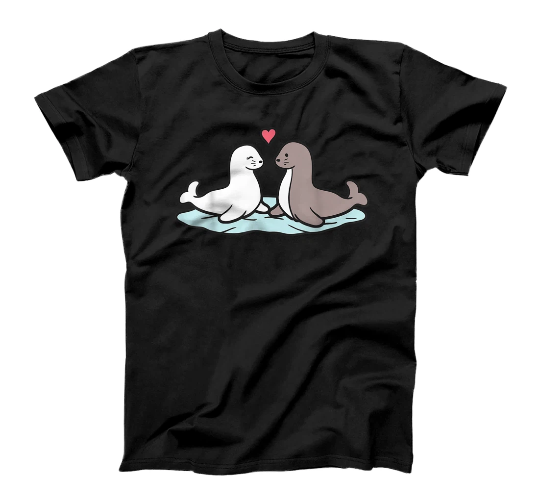 Seal Love Valentine's Day Gift T-Shirt, Kid T-Shirt and Women T-Shirt