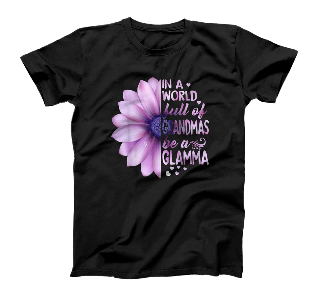 Personalized In the world full of Grandmas, Be a T-Shirt, Women T-Shirt Lilac T-Shirt, Women T-Shirt