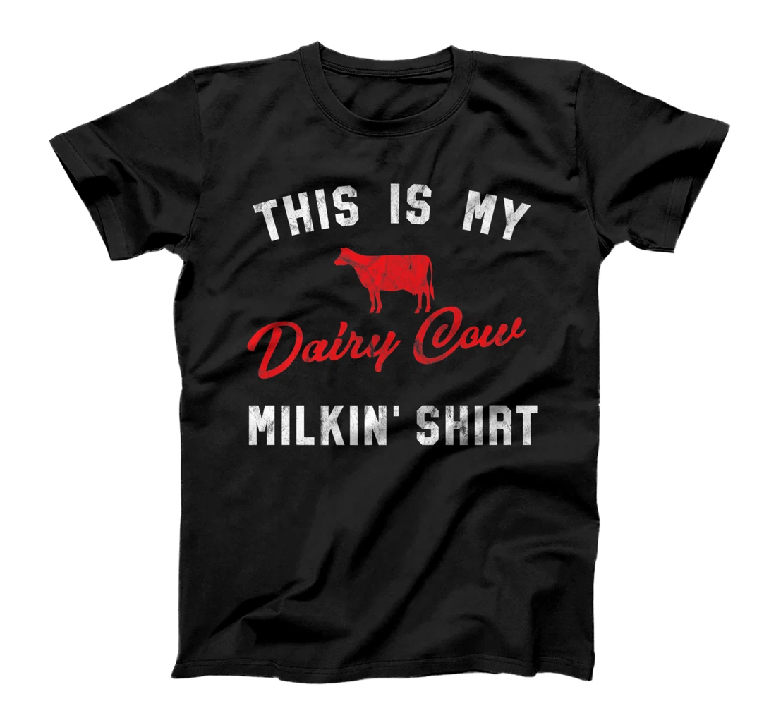 Personalized Dairy Cow This is Milkin Shirt Funny Retro Cattle Livestock Premium T-Shirt, Kid T-Shirt and Women T-Shirt