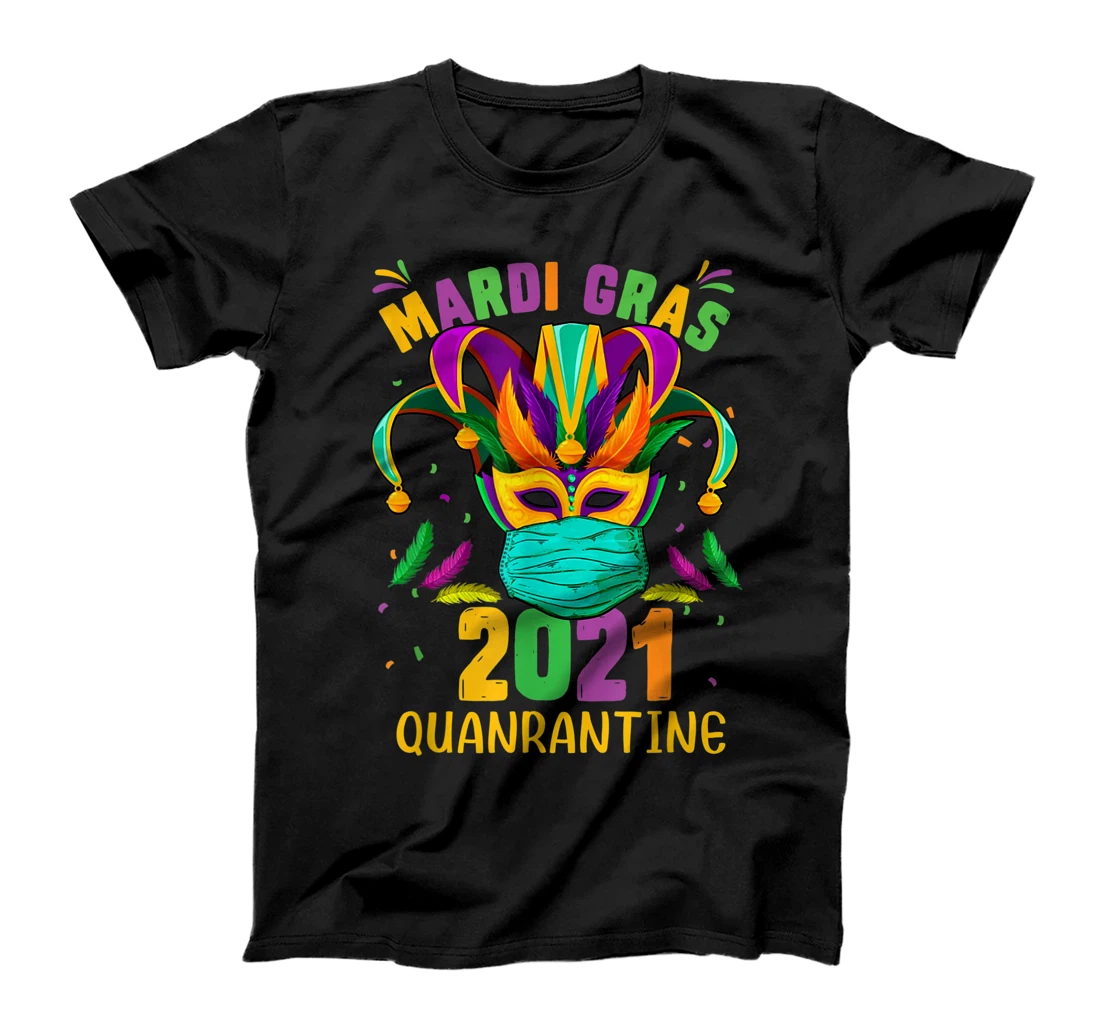 Personalized Mardi Gras 2021 Quarantine Festival Face Mask Gifts T-Shirt, Kid T-Shirt and Women T-Shirt