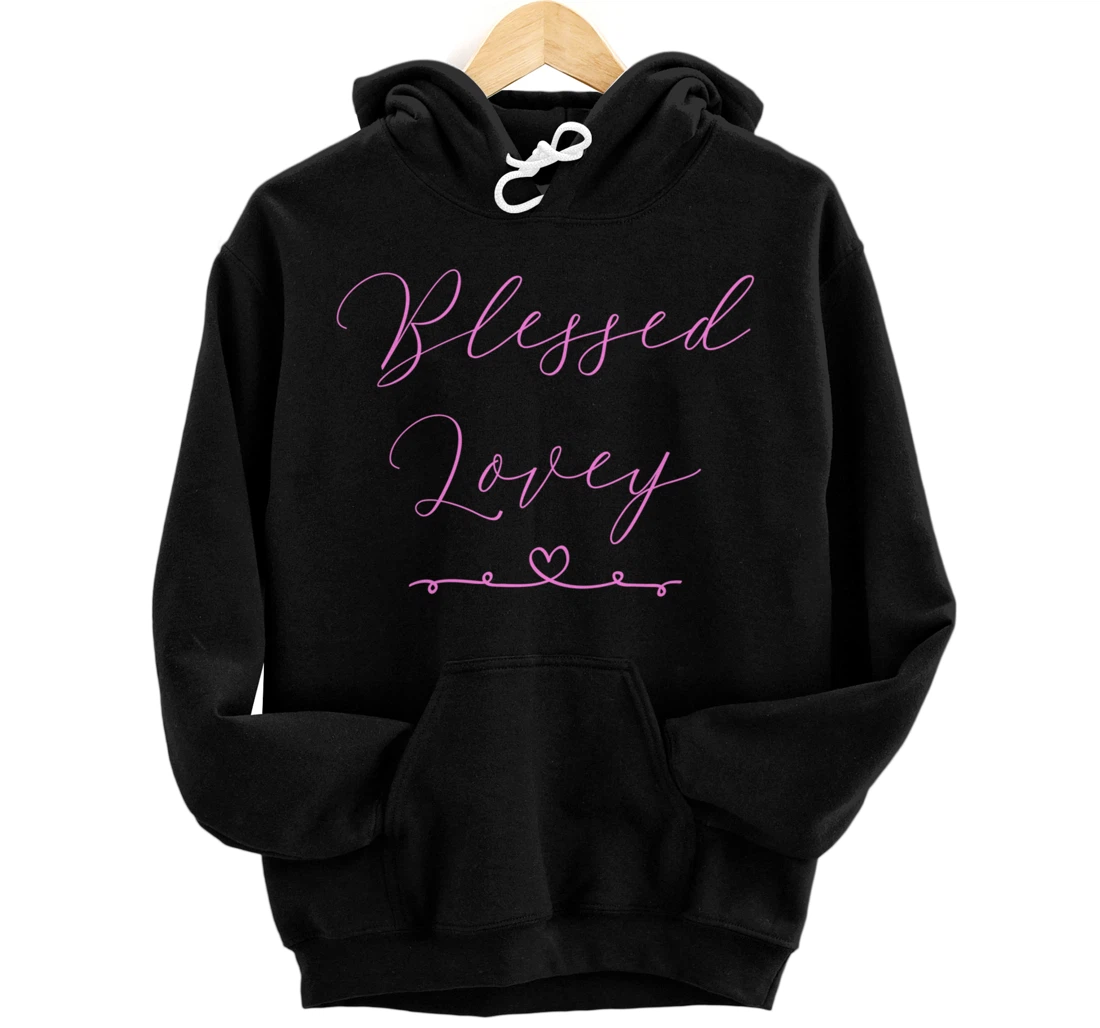 Personalized Blessed Lovey Pullover Hoodie