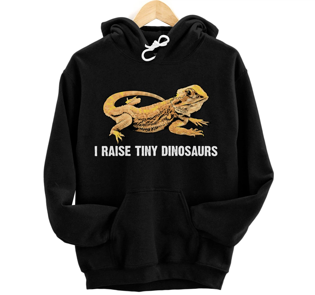 Personalized Bearded Dragon Gift For Men Women Pogona Lizard Animal Lover Pullover Hoodie