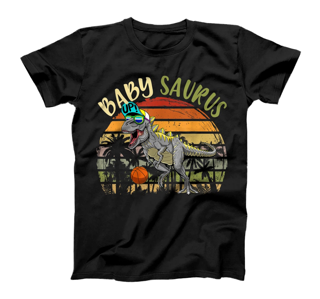 Babysaurus T Rex Dinosaur Baby Saurus Father's Day T-Shirt