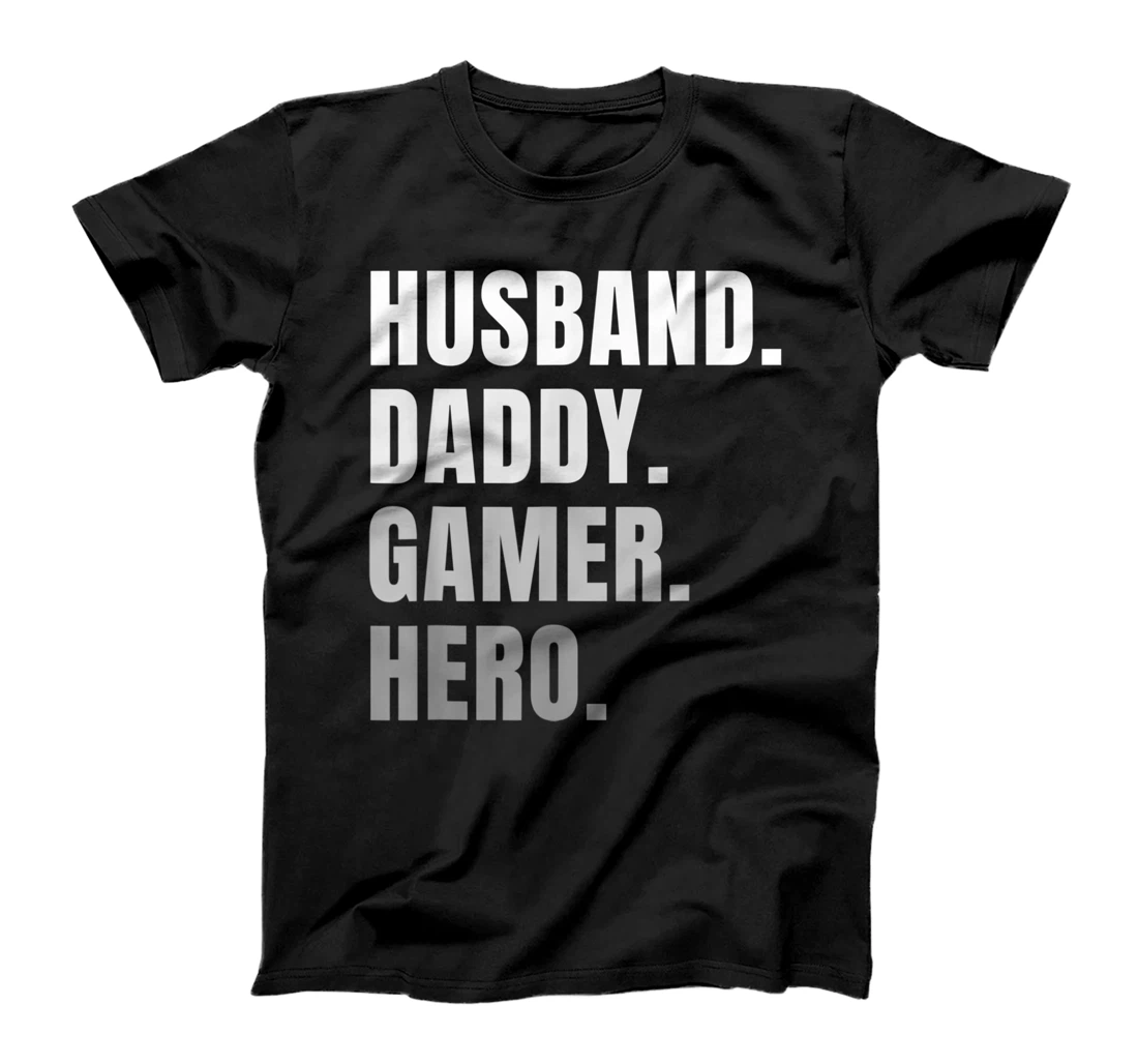 Funny Husband Dad Father Gamer Gaming T-Shirt