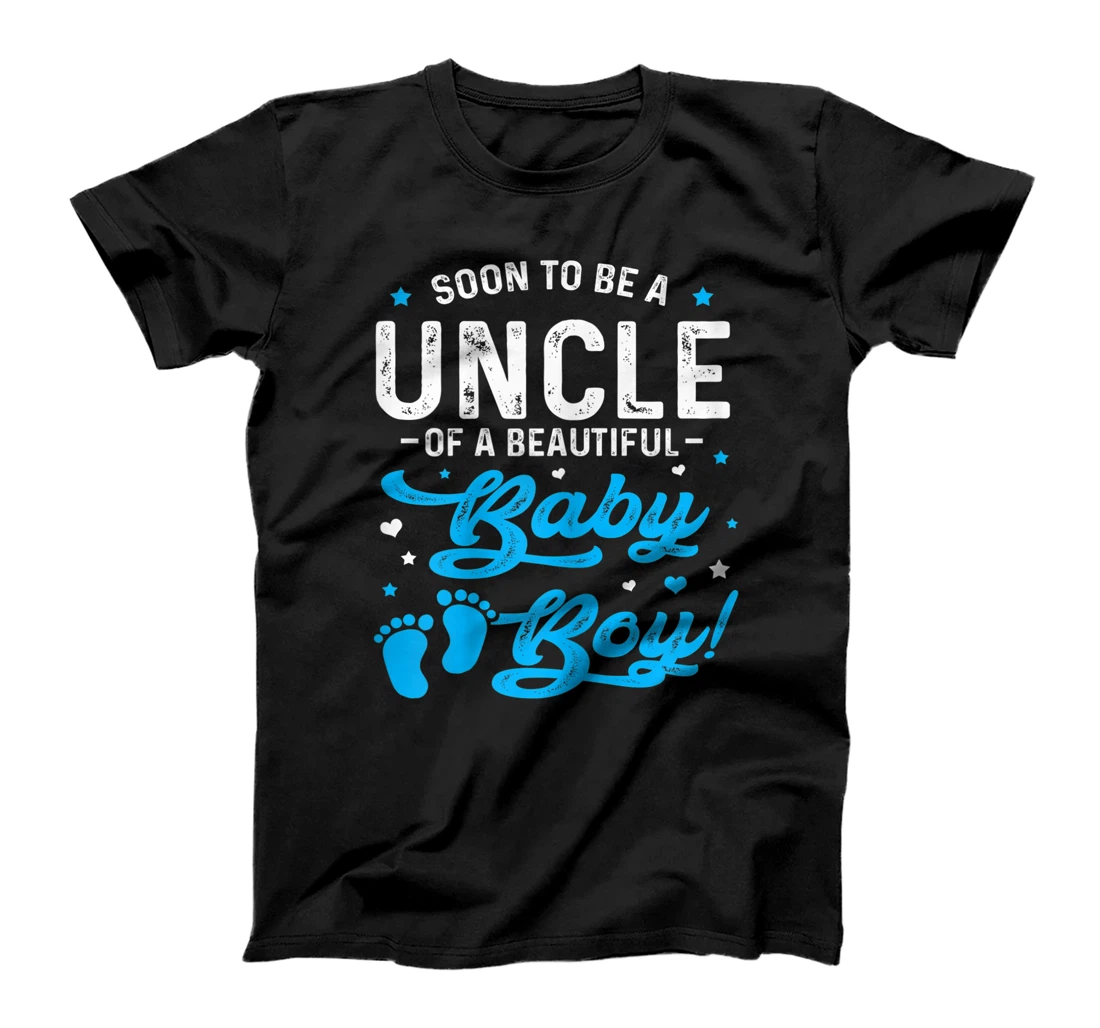 Womens Soon To Be A Uncle Of A Baby Boy New Uncle Expecting Father T-Shirt