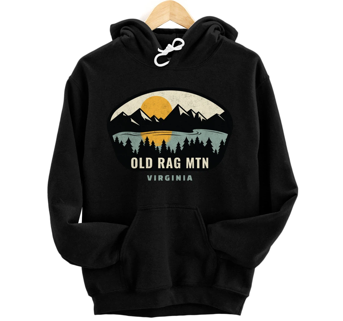 Old Rag Mountain Virginia Design, VA Vacation Pullover Hoodie