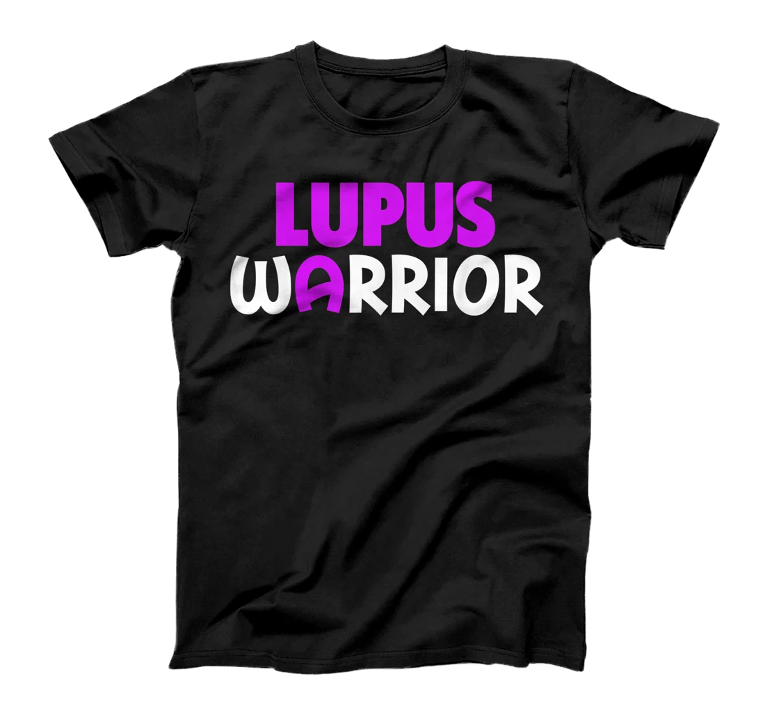 Lupus Warrior Purple Awareness Ribbon Shirt Lupus Awareness T-Shirt