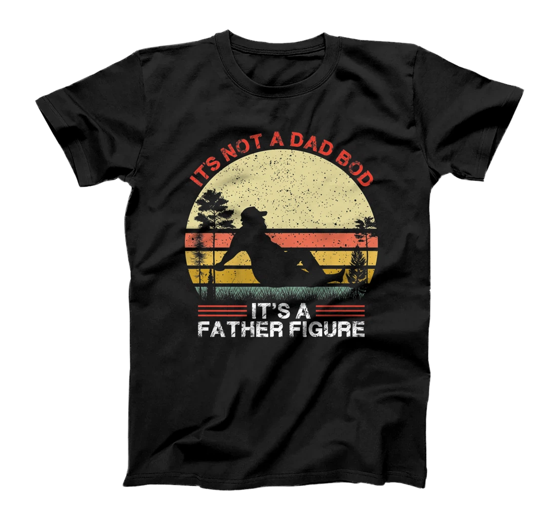 Mens It's Not A Dad Bod It's Father Figure - Funny Retro Dad Bod Premium T-Shirt