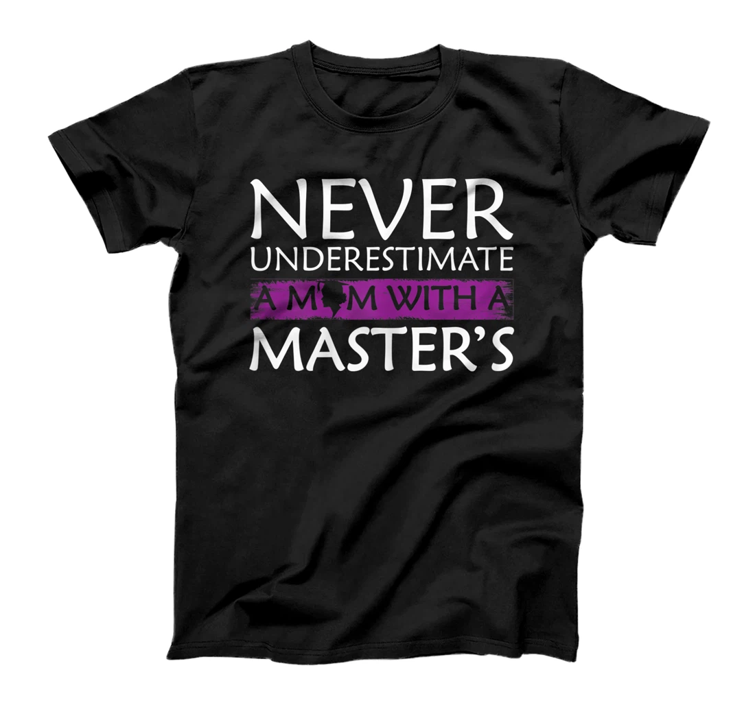 Womens Diploma 2021 never underestimate a woman with a master's T-Shirt