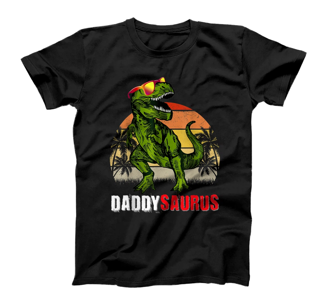 Daddysaurus Father’s Day T-rex Daddy Saurus Men T-Shirt