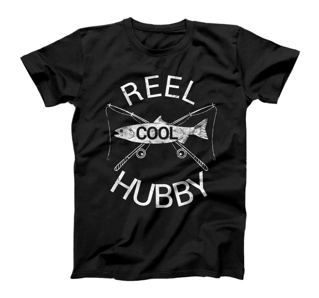 Mens Hubby Shirt Husband Dad Birthday Father's Day Fishing Funny T-Shirt