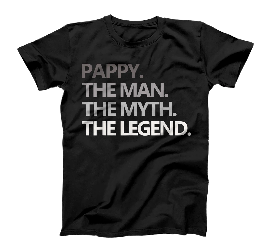 Mens Pappy Shirt Grandpa Dad Birthday Father's Day Funny Humor T-Shirt