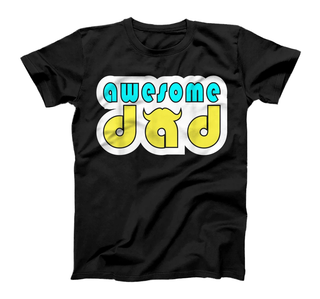 Personalized Mens Awsome Dad For Father's Day T-Shirt