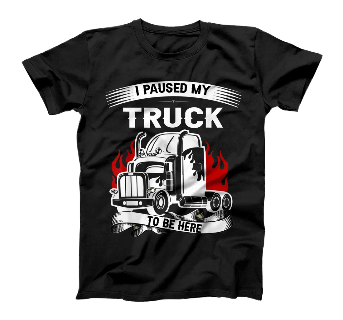 Trucking Dad Trucker papa Truck grandpa Driver Father's Day T-Shirt