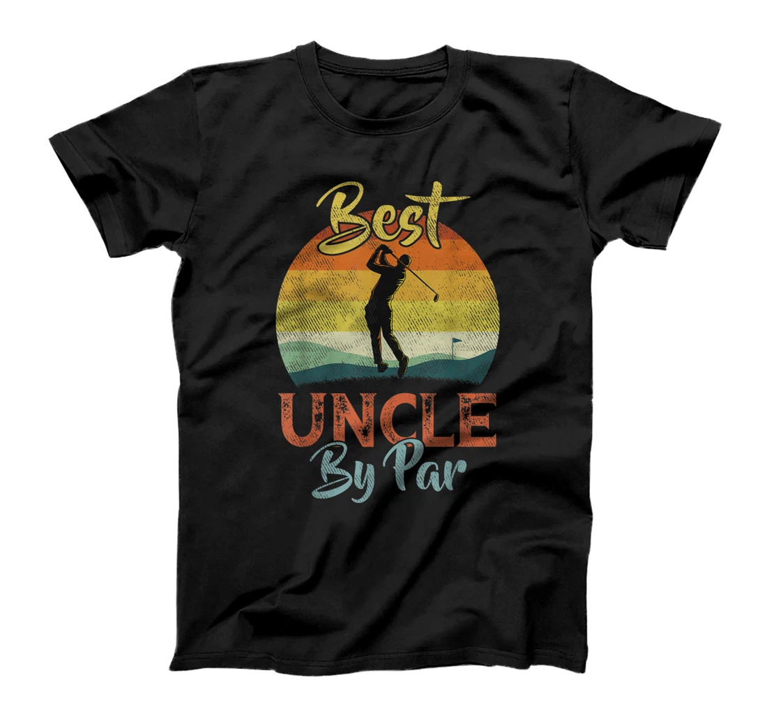 Best Uncle By Par Shirt Father's Day Golfing T-Shirt