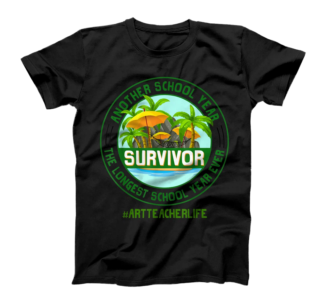 The Longest School Year Ever Art Teacher 2021 Summer T-Shirt