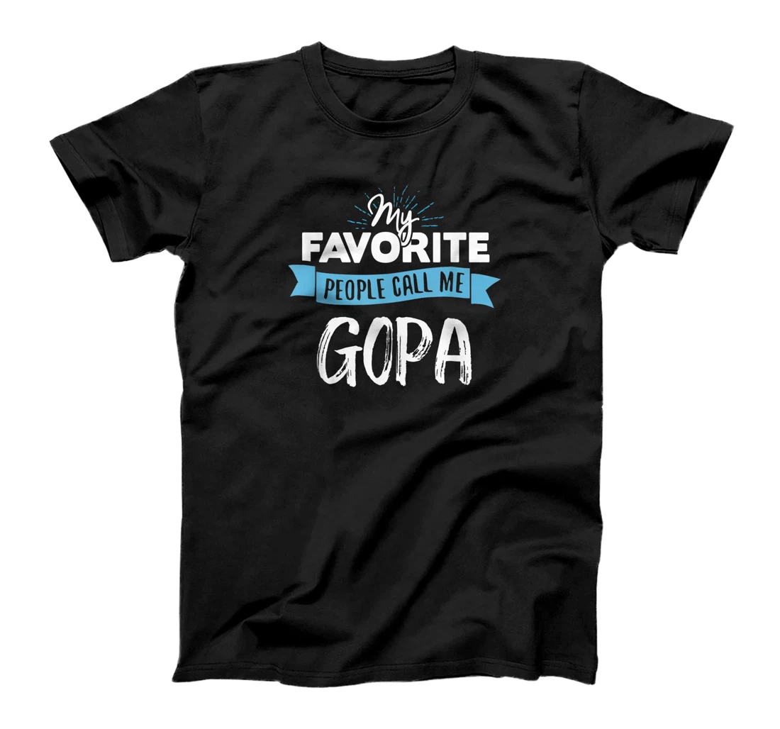 Call Me Gopa Design for Men Dad Fathers Day Gift T-Shirt