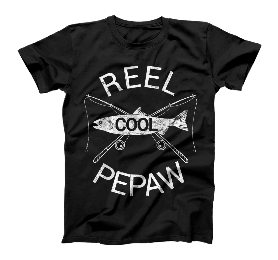 Mens Pepaw Shirt Grandpa Dad Birthday Father's Day Fishing Funny T-Shirt