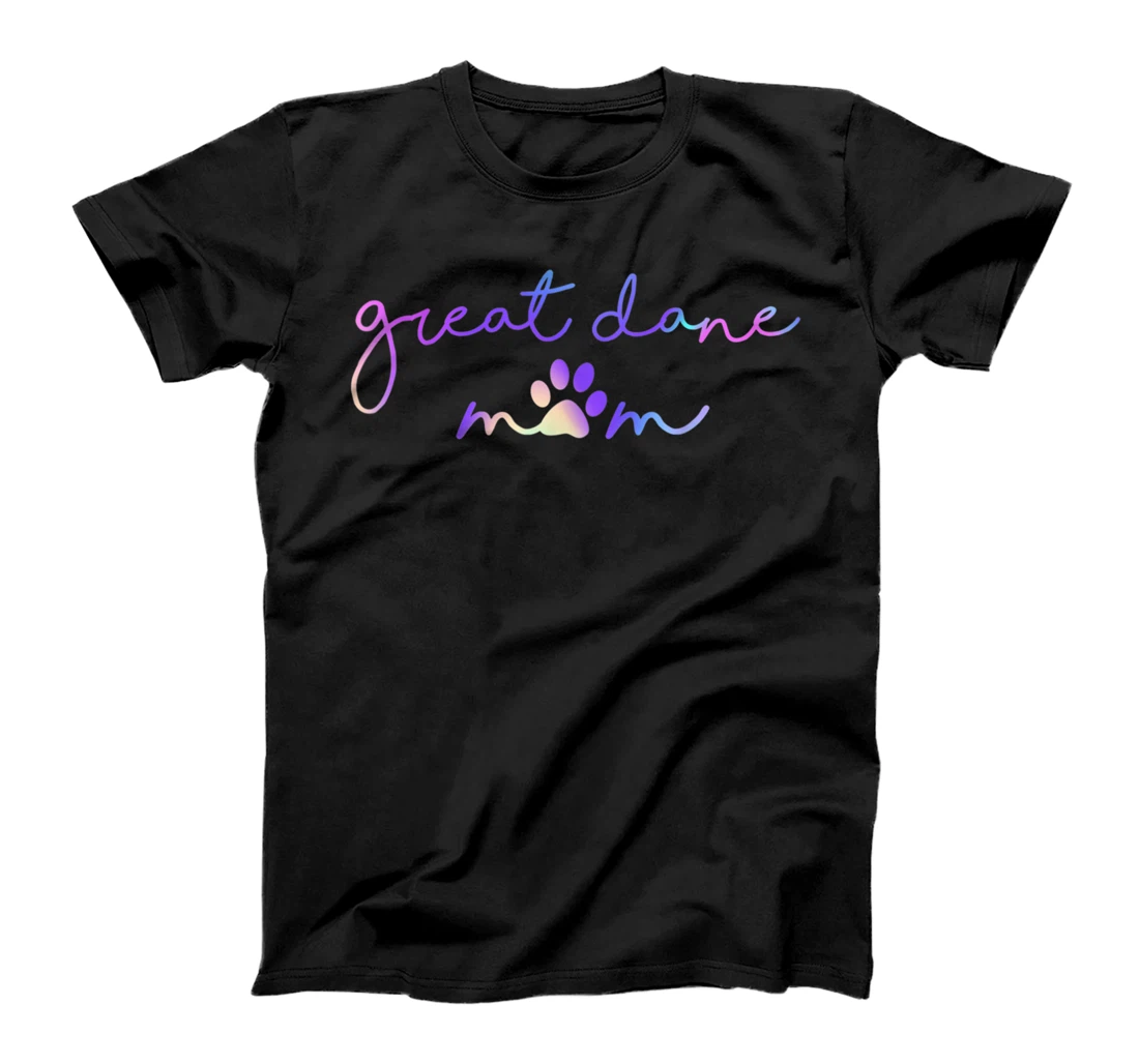 Funny Cute Dog Lover Design with Saying Great Dane Mom T-Shirt