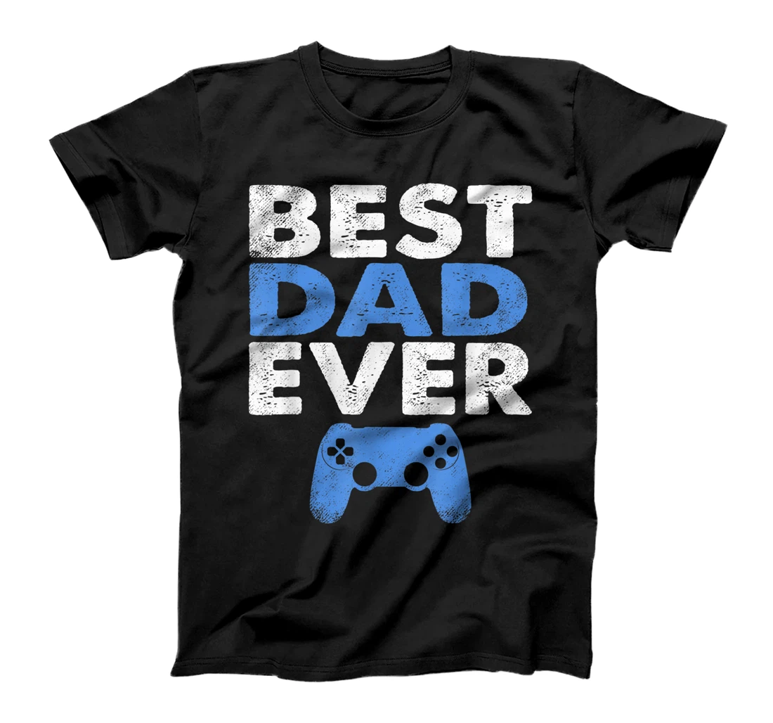 Personalized Mens Best dad ever funny gamer father's day dad love video games T-Shirt