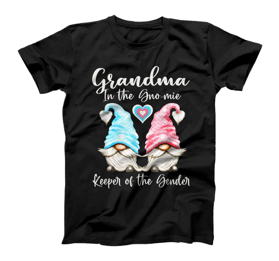 Personalized Grandma Keeper of the Gender Reveal Party In the Know Gnomes T-Shirt