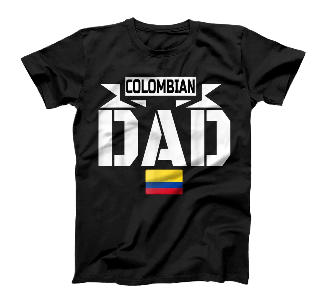 Flagcastle: Colombian Dad Father's Colombia Flag Fathers Day T-Shirt