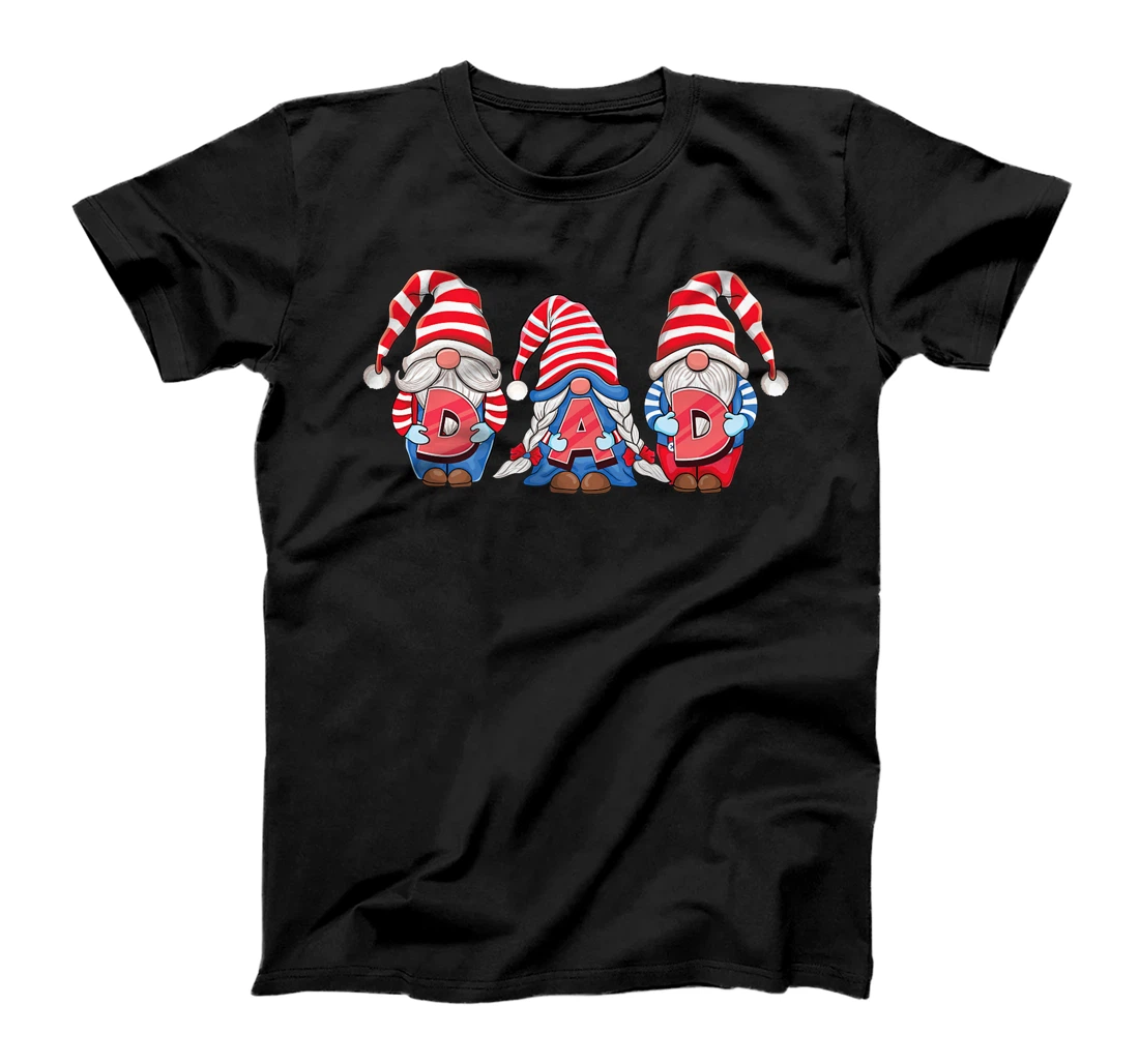 Gnome Dad USA flag pattern fathers day design papa gnomes Premium T-Shirt