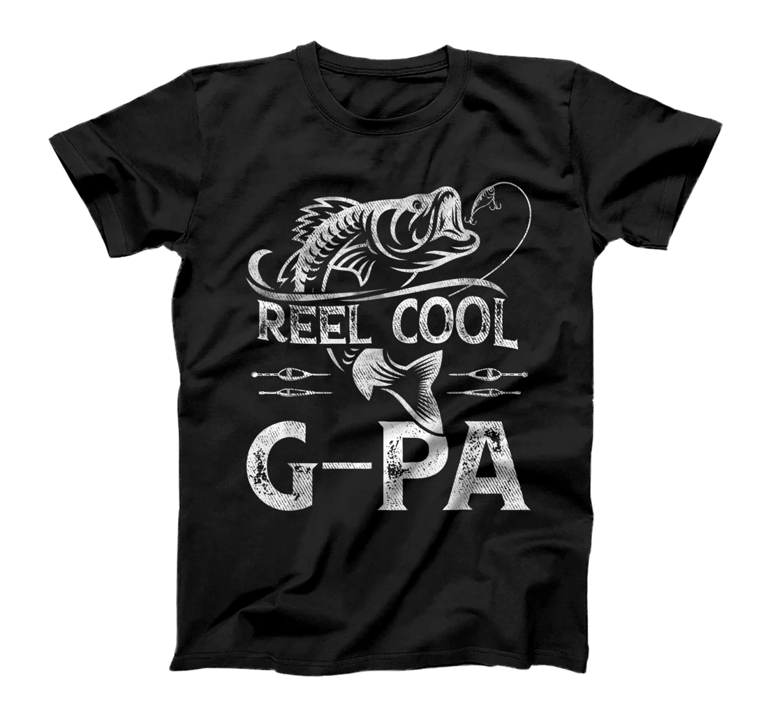 Personalized Reel Cool G-Pa Fishing - Father's Day Fisherman Fishing T-Shirt