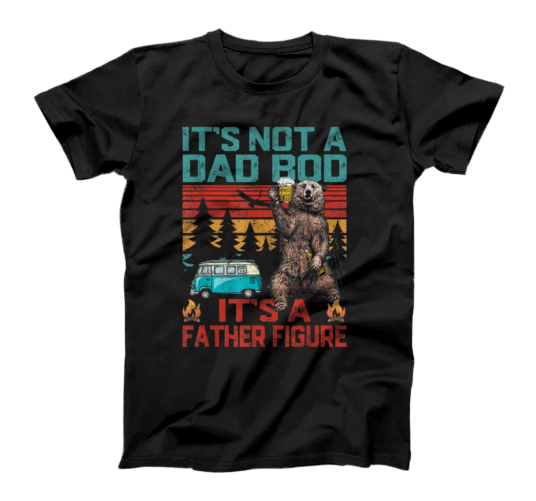 Personalized It's Not A Dad Bod It's Father Figure Bear Beer Lover Gift T-Shirt