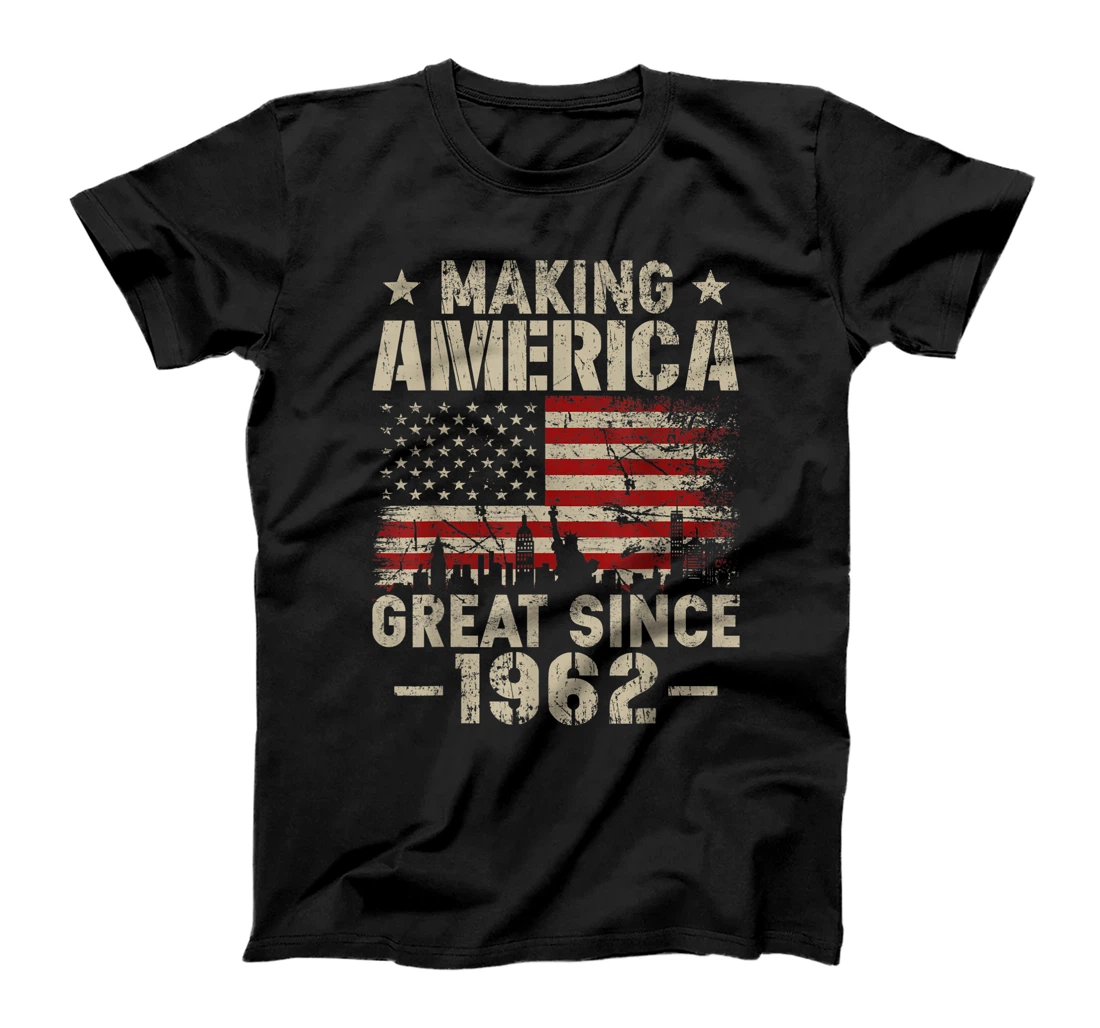 Personalized Vintage Making America Great Since 1962 Retro 59th Birthday T-Shirt
