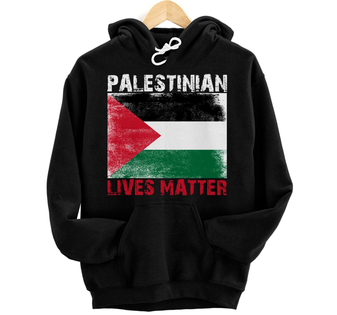 Personalized Free Palestine Flag Palestinian Lives Matter Gaza Pullover Hoodie