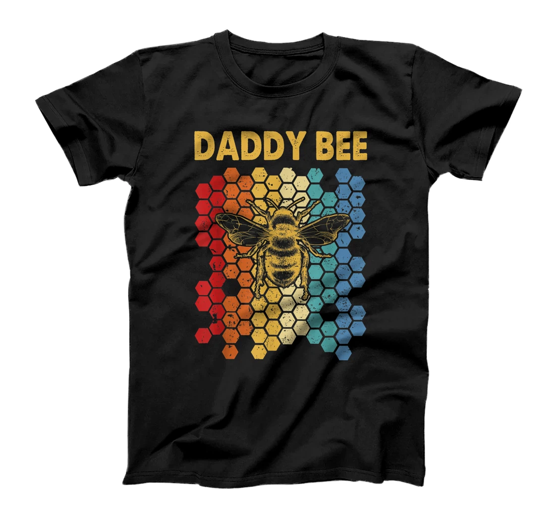 Mens Mens Daddy Bee Dad Beekeeper Funny Father's Day Bee Lover T-Shirt