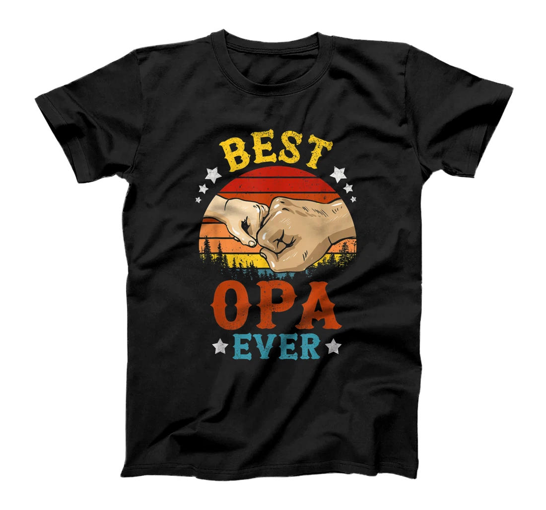 Mens Proud Opa Funny Best Opa Ever Fathers Day 2021 T-Shirt