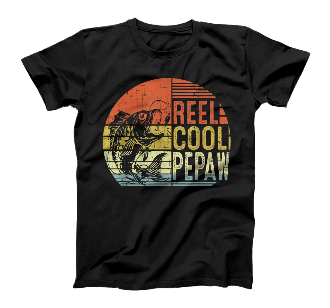 Reel Cool Pepaw Fishing Dad Gifts Father's Day Fisherman T-Shirt