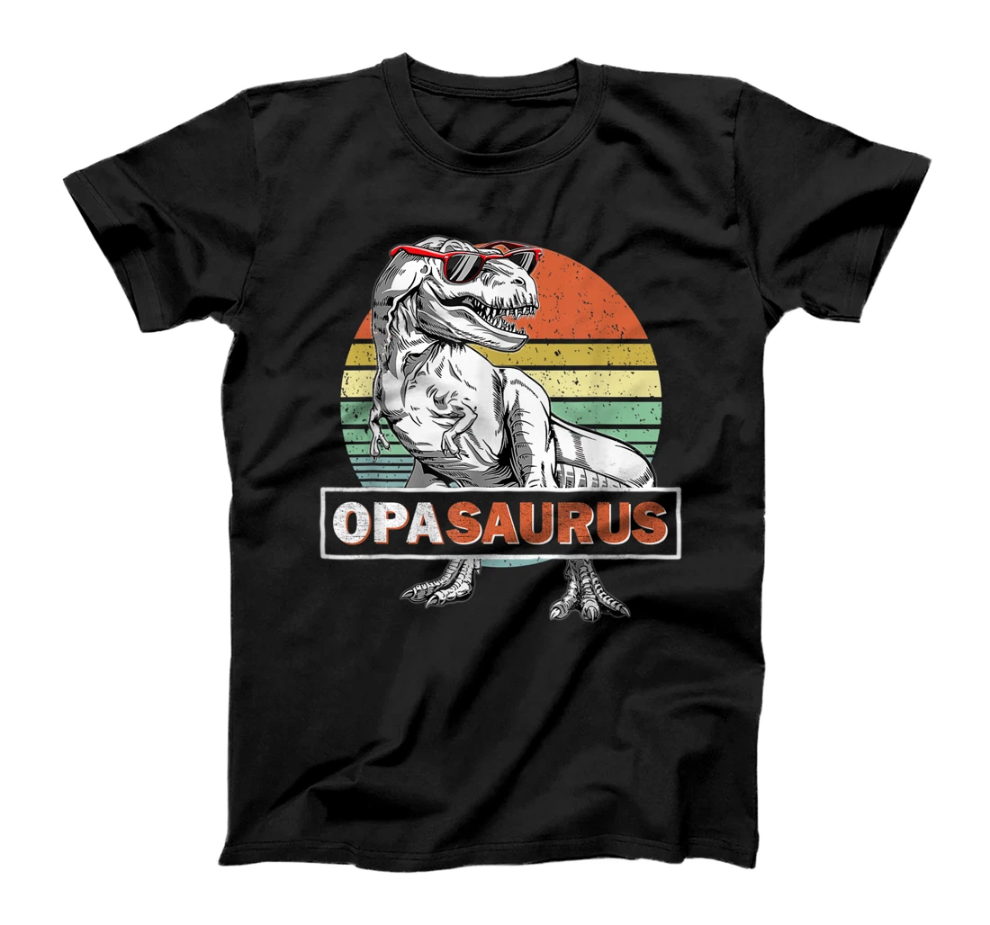 Mens Opasaurus T Rex Dinosaur Vintage Opa Saurus Family T-Shirt