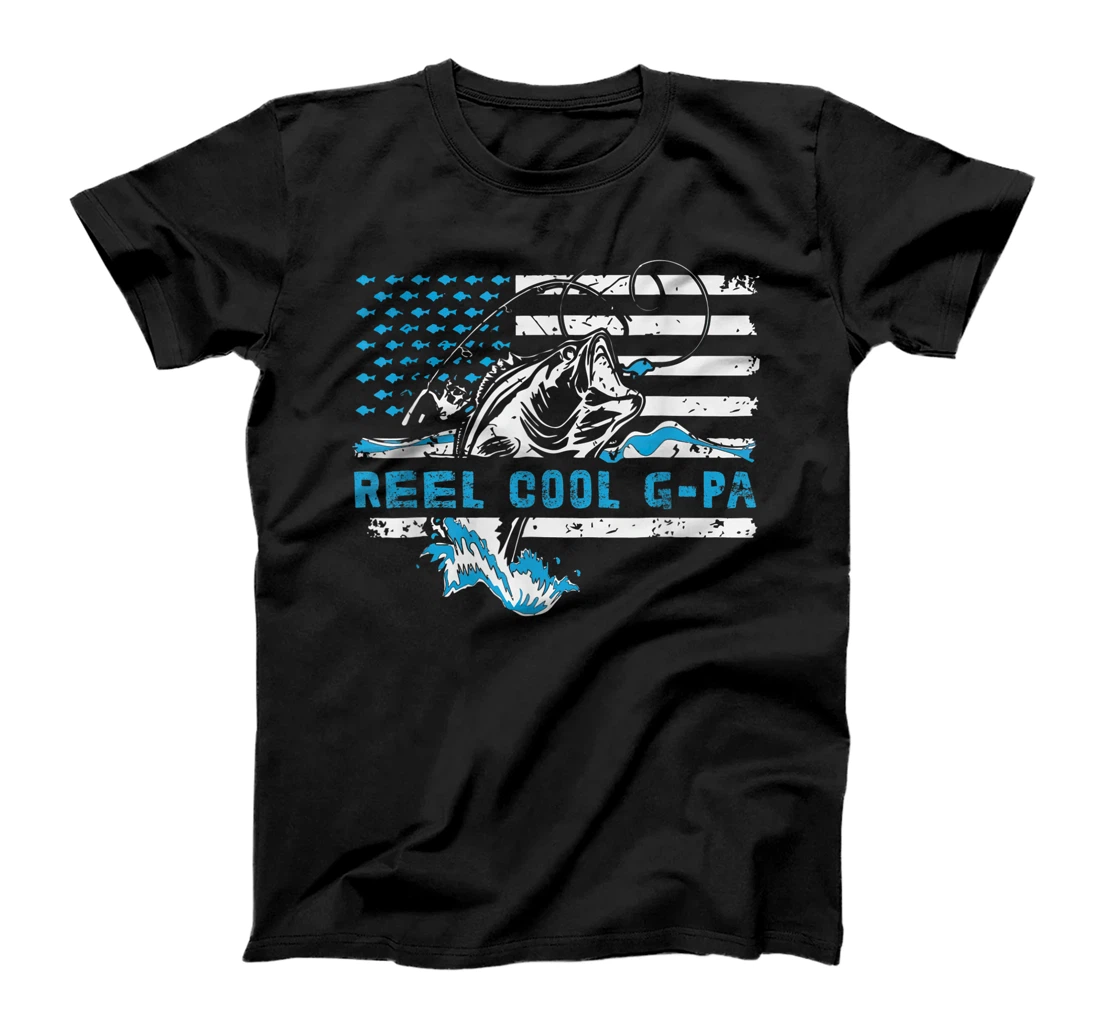 Reel Cool G-Pa Fishing Dad Father's Day Fisherman Fish T-Shirt