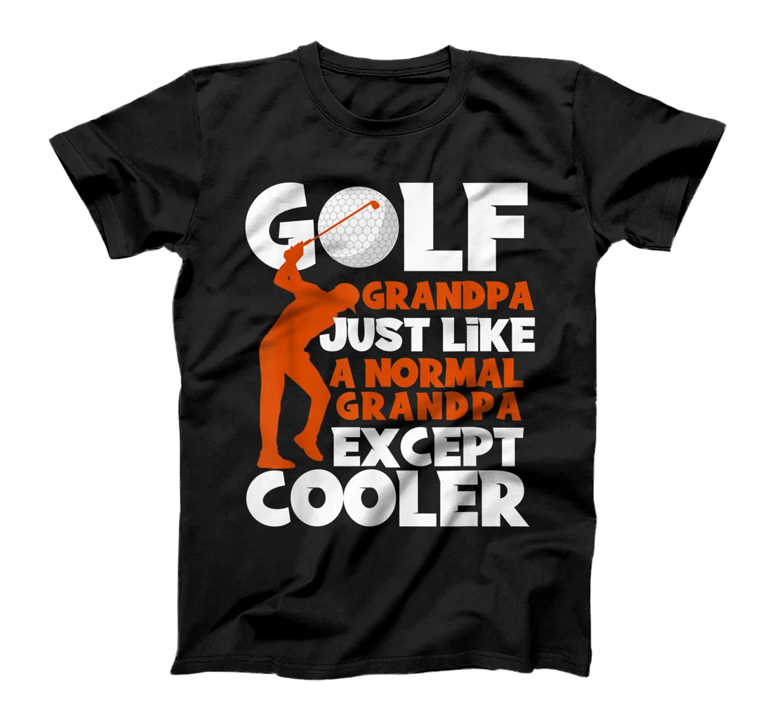 Mens Golf Grandpa Golfer Grandfather Golfing Father's Day T-Shirt