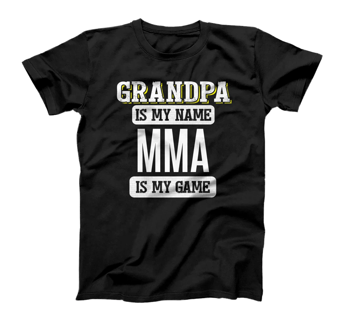 Funny MMA Gift for Grandpa Fathers Day Design Premium T-Shirt