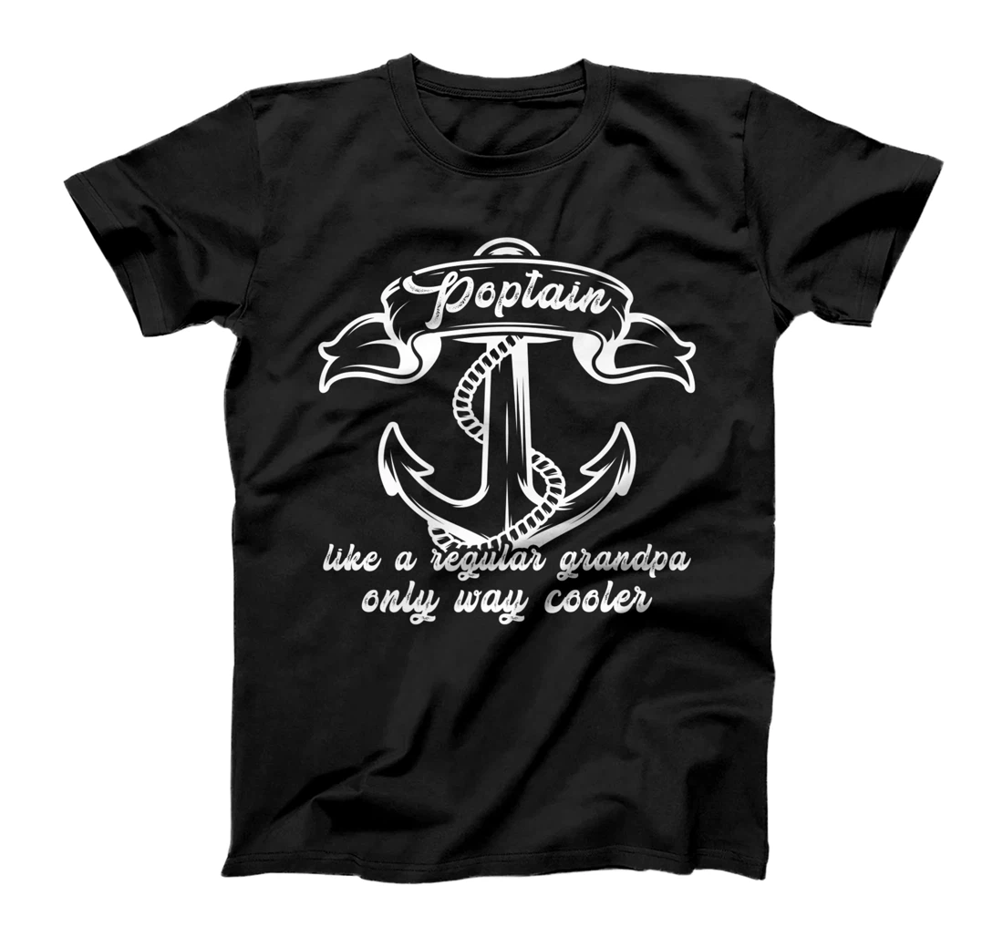 Mens Poptain like a grandpa only way cooler Boating Premium T-Shirt