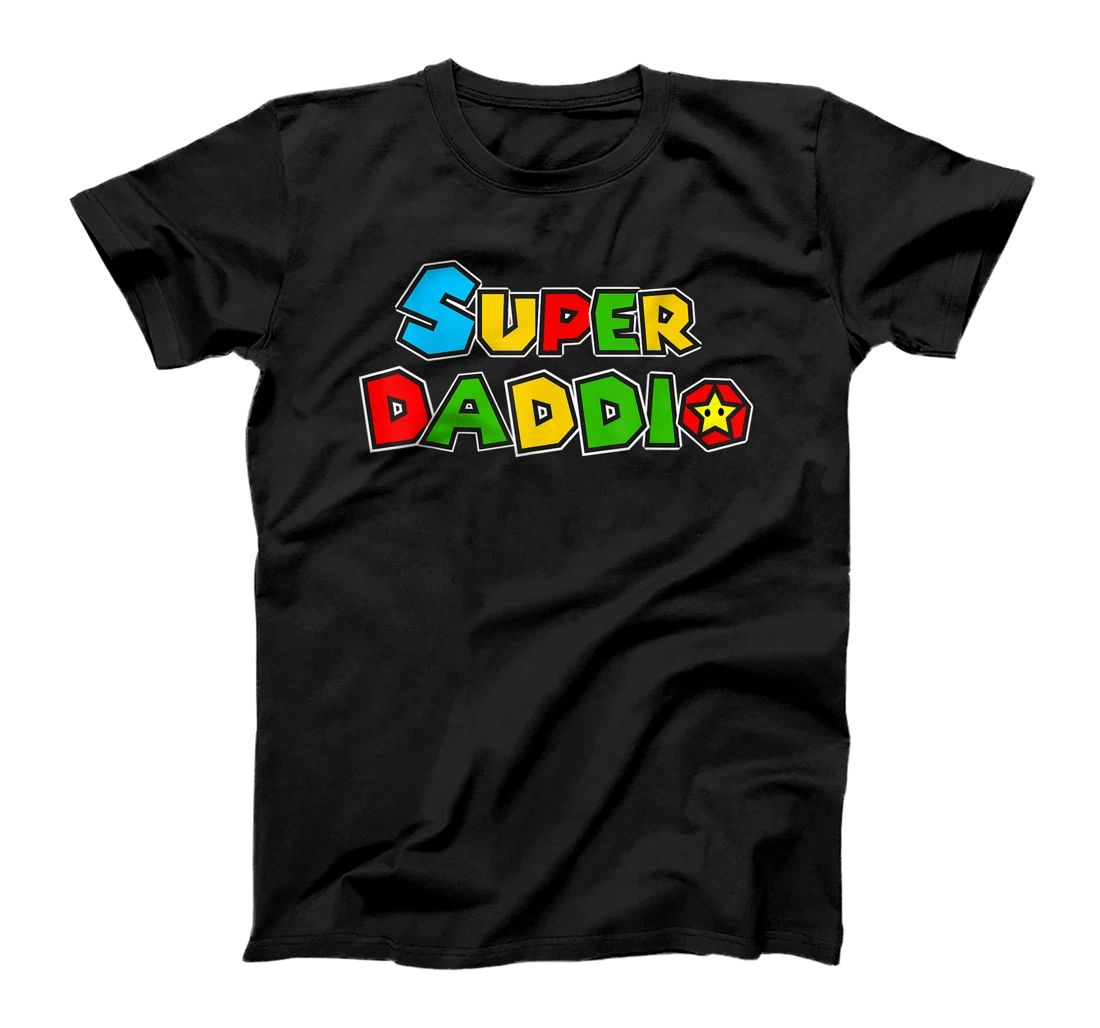 Super-Daddio Funny Dad Daddy Video Game Lover Fathers Day T-Shirt