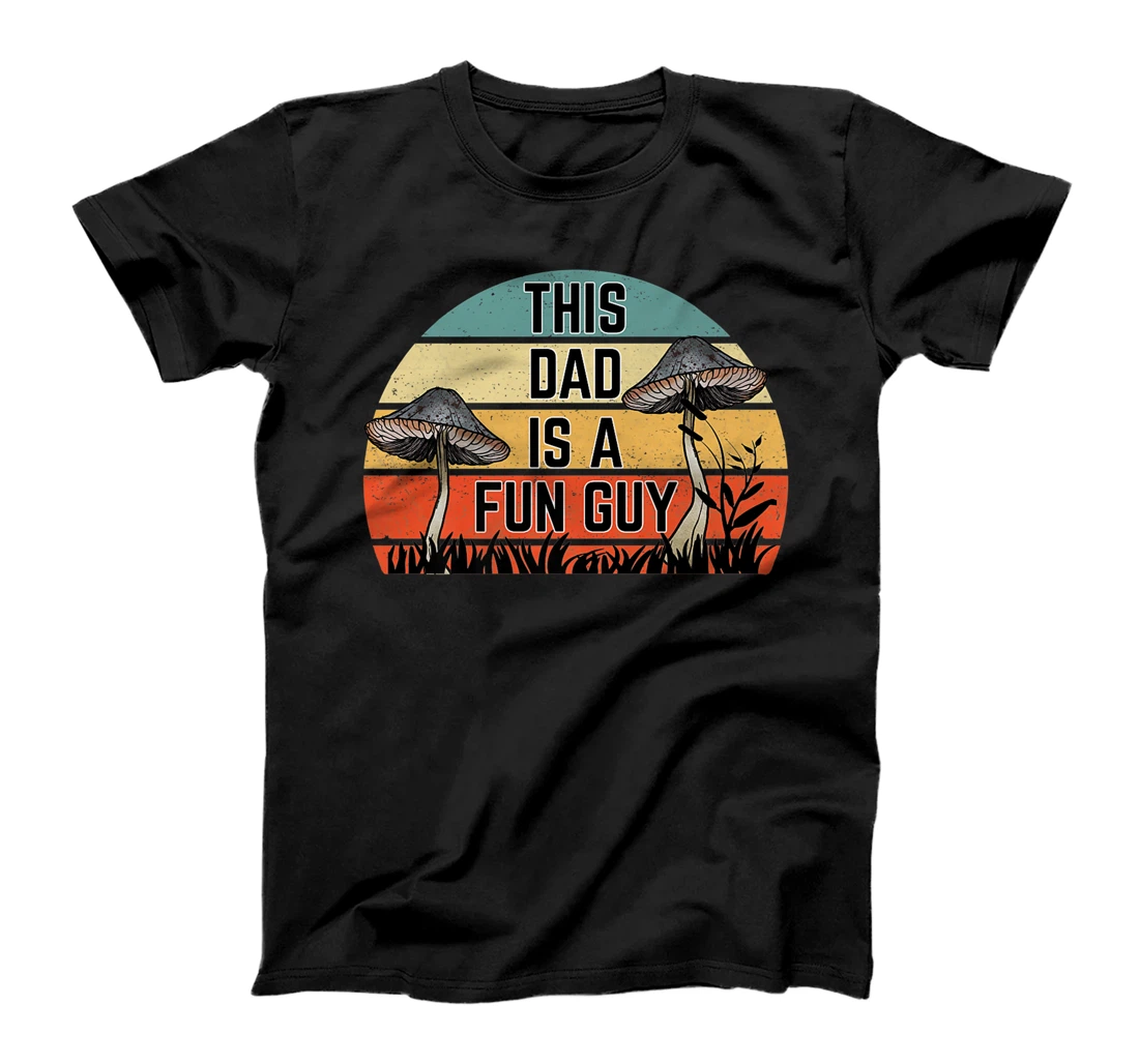 Mens Grandpa is a Fun Guy. Funny Fungi Mushroom for Fathers Day Premium T-Shirt