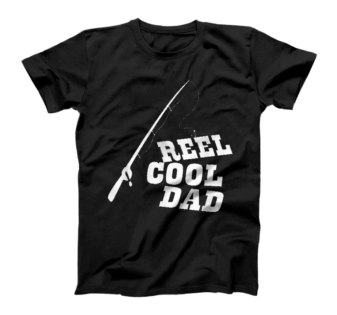 Personalized Mens Reel Cool Dad Fishing Dad Father's Day T-Shirt