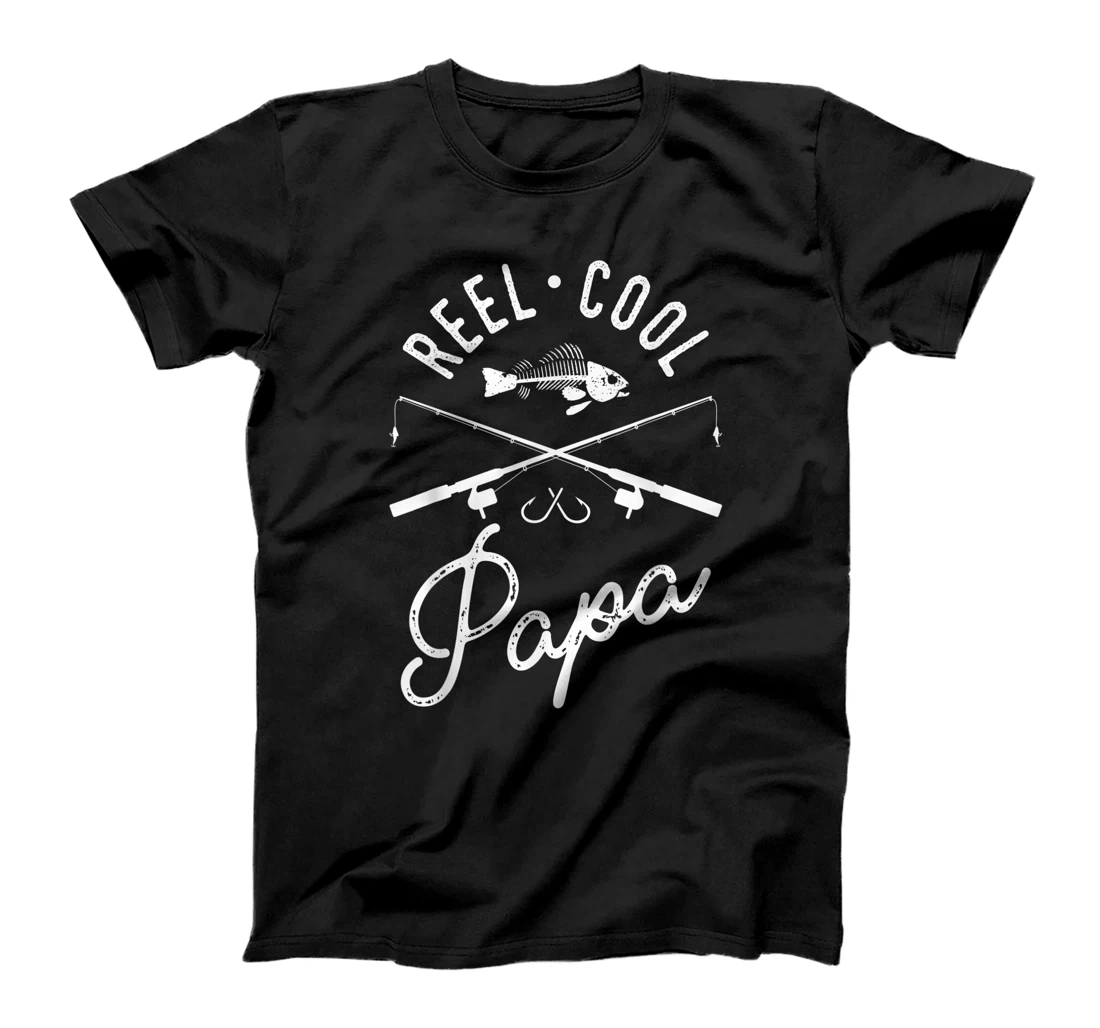 Reel Cool Papa Fisherman Father's Day Fishing T-Shirt