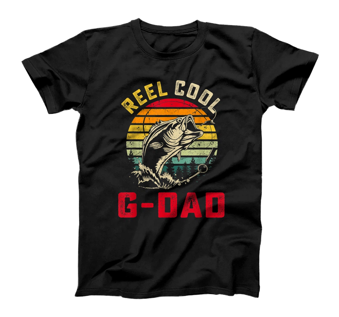 Fishing Reel Cool G-Dad Fisherman Daddy Father's Day T-Shirt