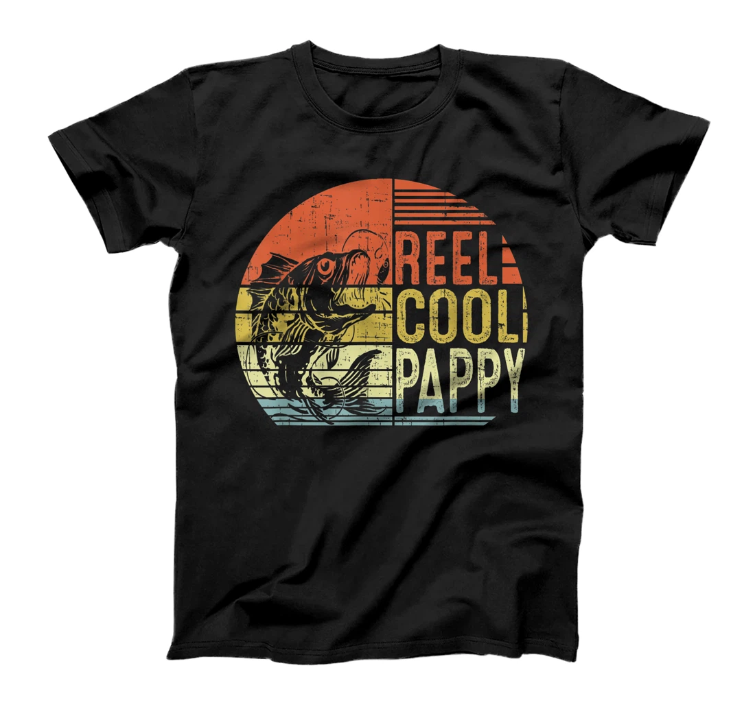 Reel Cool Pappy Fishing Dad Gifts Father's Day Fisherman T-Shirt