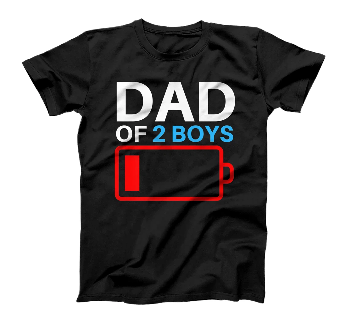 Dad of 2 Boys Fathers Day Gift from Wife Daughter Baby Girl Premium T-Shirt