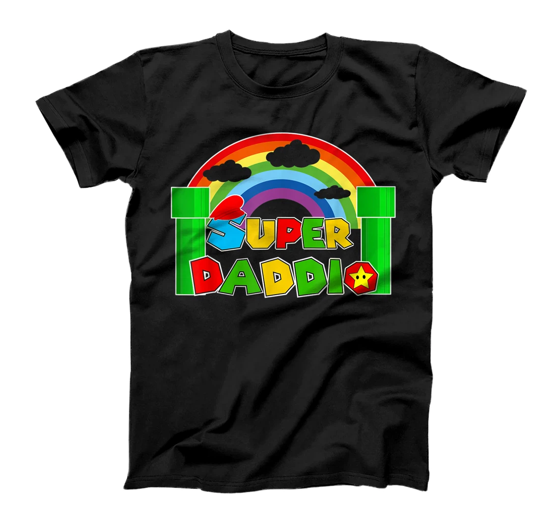 Super-Daddio Funny Dad Daddy Video Game Lover Fathers Day T-Shirt