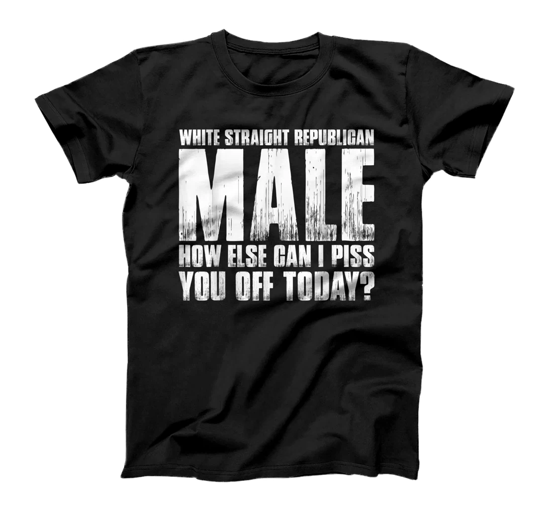 WHITE STRAIGHT REPUBLICAN MALE FUNNY REPUBLICAN SUPPORTER T-Shirt